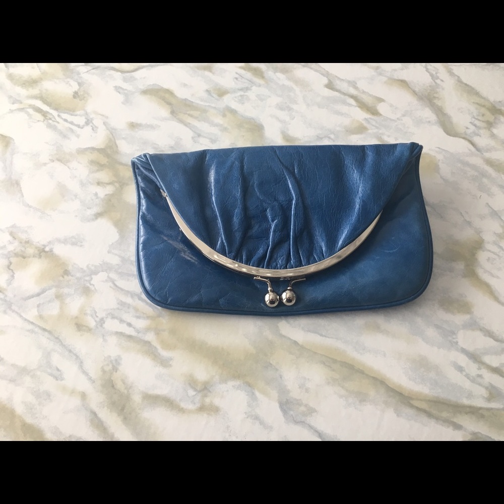 Hobo International blue clutch